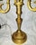 Late 19th Century French 23k Gilded Louis XVI Style Candleabra Lamps - A Pair For Sale In West Palm - Image 6 of 8