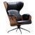 Leather Lounger Armchair by Jaime Hayon for Bd For Sale