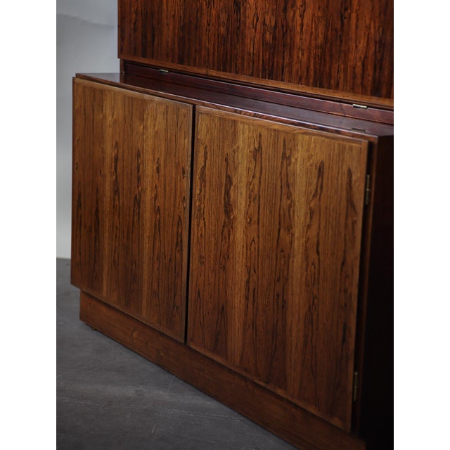 Tall Bookcase in Rosewood by Gunni Omann for Omann Jun, Denmark, 1960s For Sale - Image 13 of 18