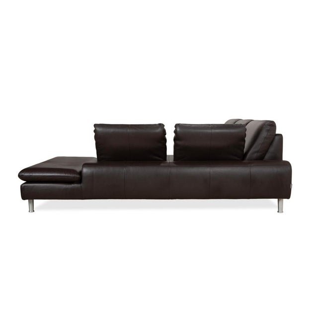 Brown Espresso Leather Loop Corner Sofa with Manual Function from Willi Schillig For Sale - Image 18 of 18