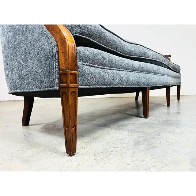 Hickory Chair Furniture Company Chippendale-Inspired Serpentine Camelback Sofa by Hickory Chair For Sale - Image 4 of 14