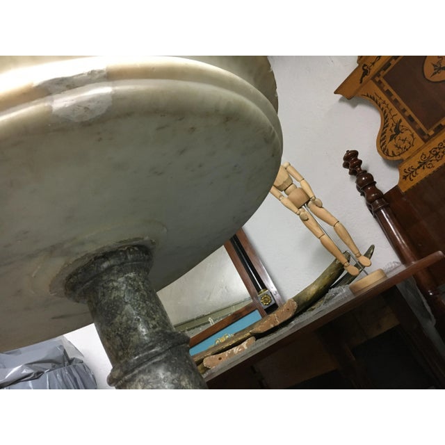 Antique French Marble Pedestal, 1700s For Sale - Image 6 of 11