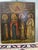19th Century Orthodox Icon with Four Saints For Sale - Image 4 of 16