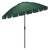 Metal Panza 9 Ft Crank Umbrella, Green/Brown Pole For Sale - Image 7 of 8
