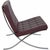 Barcelona Chair in Burgundy Leather by Ludwig Mies van der Rohe, 2000s For Sale - Image 9 of 18
