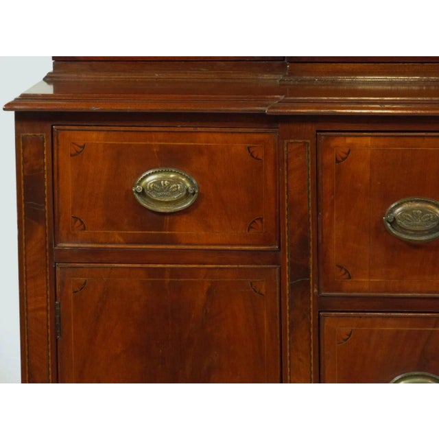 Federal Style Breakfront Secretary For Sale - Image 9 of 13