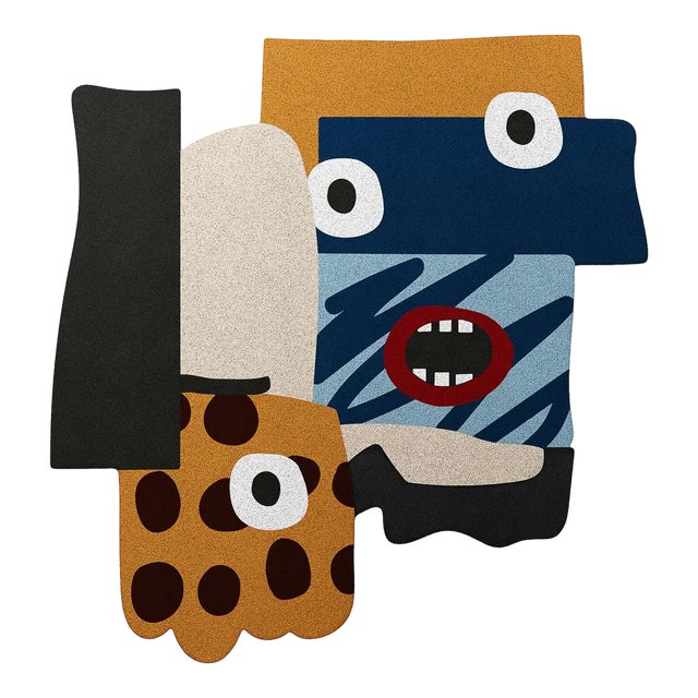 Tapis Kids #20 Modern Wool Rug by TAPIS Studio For Sale