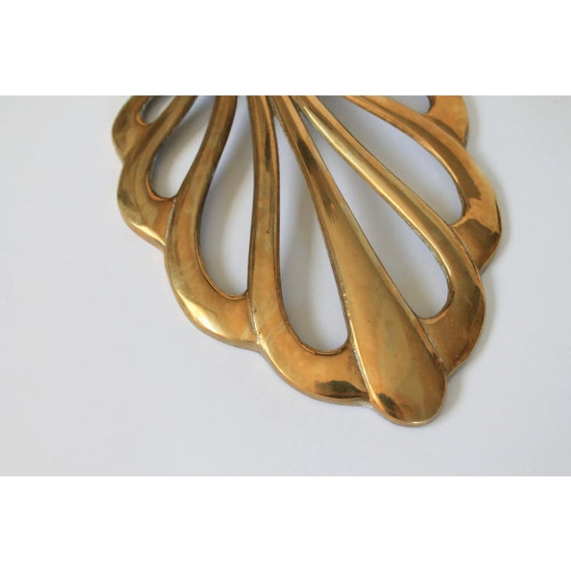 Brass Vintage Brass Candleholder Wall Sconces Andrea by Sadek - A Pair For Sale - Image 8 of 11