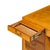 John Widdicomb Mid Century Burlwood and Brass Campaign Executive Desk For Sale In Chicago - Image 6 of 11