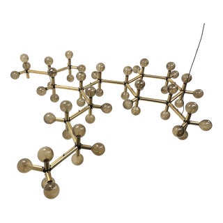 Atomic Ceiling Lamp by Haussmann for Swisslamps International, 1960s For Sale