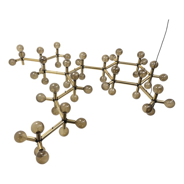 Atomic Ceiling Lamp by Haussmann for Swisslamps International, 1960s For Sale