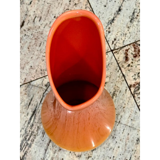 1970s Vintage Le Smith Bittersweet Smoothie Swung Vase - Mid Century Modern - 18"h For Sale - Image 5 of 10
