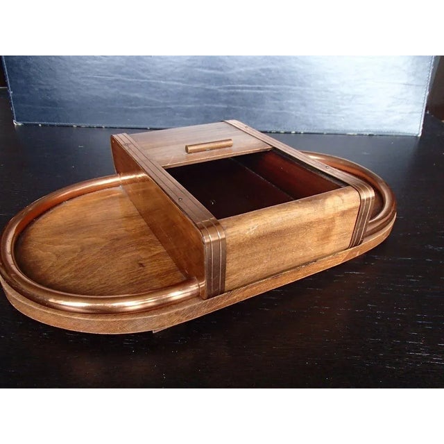 Art Deco Cigarette Box with Rolling Mechanism, 1930s For Sale - Image 11 of 17