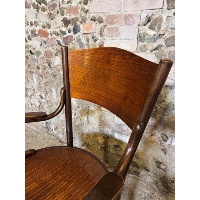 Antique Bentwood Armchair by Fischel, 1890s For Sale - Image 12 of 18