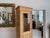 Farmhouse Display Cabinet in Natural Wood For Sale - Image 9 of 11