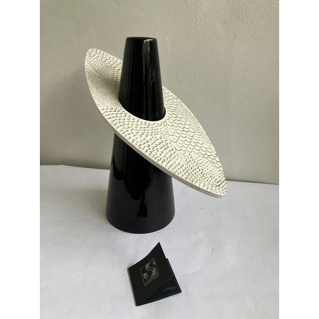 Ceramic Vase by Alessandro Mendini for Superego Editions, 4 Mani Collection - Numbered 5 of 99 For Sale - Image 12 of 16