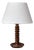 Sculptural Table Lamp in Ash Wood attributed to Charles Dudouyt, France, 1950s For Sale