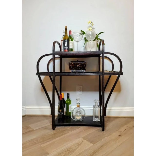 Early 20th Century Jacob & Josef Kohn by Gustav Siegel Vienna Secession Model 957 Server For Sale - Image 5 of 11