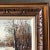 Original Vintage Signed Barton Impressionist Snow Scene Landscape Painting Original Mid Century Frame For Sale In Philadelphia - Image 6 of 8