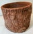 Mid-Century Modern Vintage Faux Bois Terra Cotta Planter For Sale - Image 3 of 9