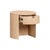 Marlow Natural Wood Round Nightstand For Sale In Los Angeles - Image 6 of 9