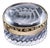 Antique 19th Century French Silver Gilt Mounted Crystal Box For Sale