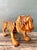 This vintage handcrafted tiger stool is a delightful fusion of Folk Art craftsmanship and functional design, bringing...