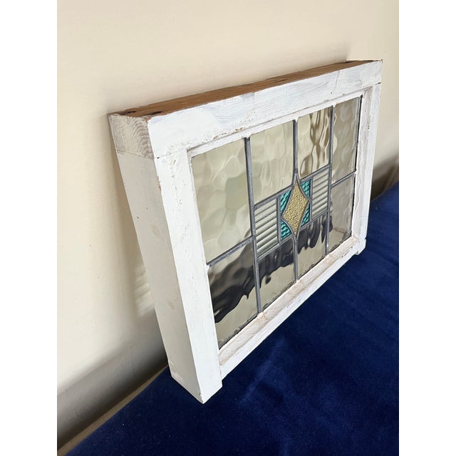 Antique Stained Glass Window For Sale In Monterey, CA - Image 6 of 7