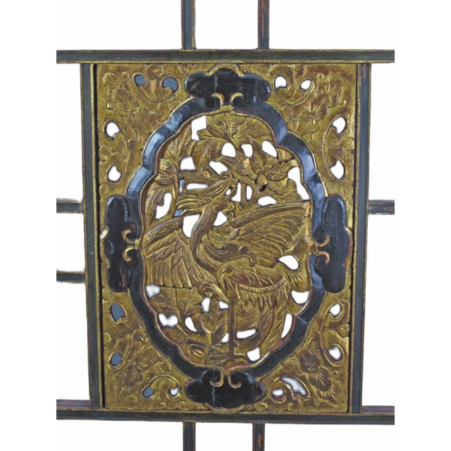 Chinese Early 20th Century Ceiling Wedding Panel With One Phoenix For Sale - Image 3 of 6