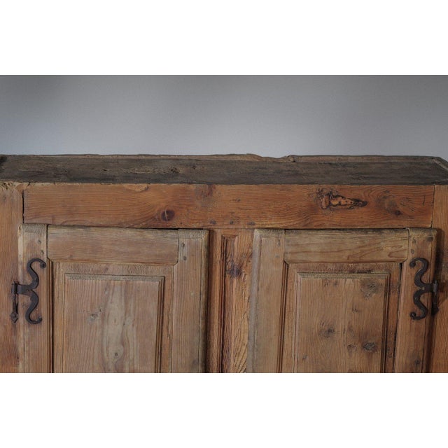 Alpine Cabinet in Pine, French Alps, Savoy, 19th Century For Sale - Image 8 of 11