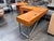 Inbox Zero Furniture Nusaiba L-Shaped Lift-Top Cane Executive Desk For Sale In San Francisco - Image 6 of 12
