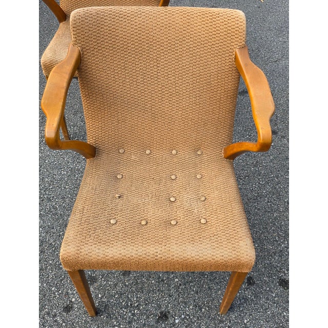 Set of Four Axel Larsson Model 1522 Armchairs for Bodafors, Swedish Modern, 1930s For Sale - Image 12 of 14