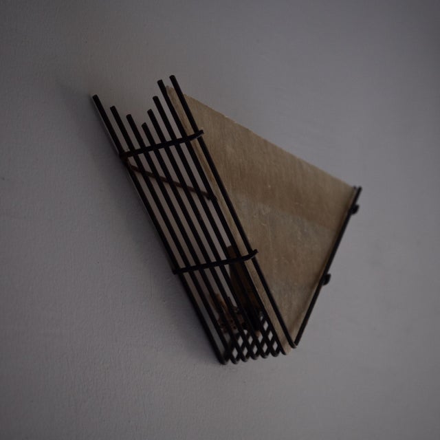 Metal Vintage Wall Lamps in Metal and Fiberglass, 1960s, Set of 2 For Sale - Image 7 of 9