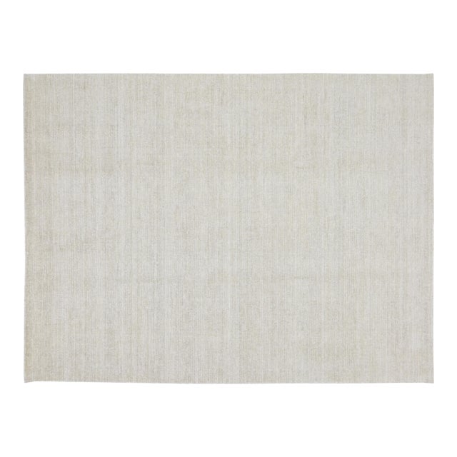 Early 21st Century Modern Minimalist Hand Loomed Rug With Soft Texture,12'X15' For Sale