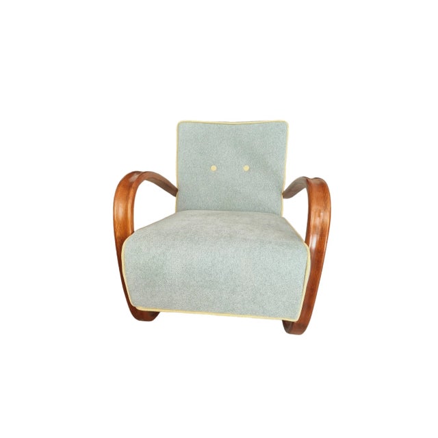 Set of Art Deco H 269 Armchairs by Jindřich Halabala, 1930s, in Restored conditions. Designed 1920 to 1949 This piece is...