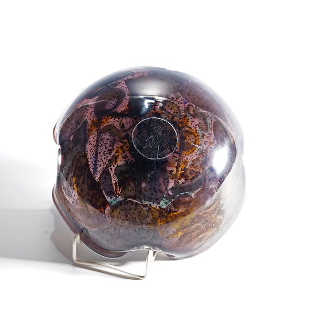 Vintage Murano Tutti Frutti Glass Bowl 1950s For Sale - Image 6 of 8