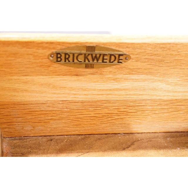 Brickwede Brothers Solid Mahogany Traditional Duncan Phyfe Style 54" Bowfront Buffet 257 For Sale - Image 9 of 14