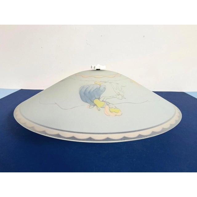 1950s Nursery Rhyme Flush Light For Sale - Image 11 of 15