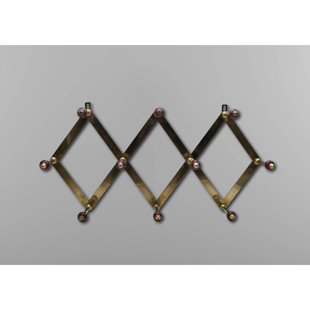 Mid-Century Modern AT4 Wall Coat Rack by by Luigi Caccia Dominioni for Azucena, 1950s For Sale - Image 3 of 8