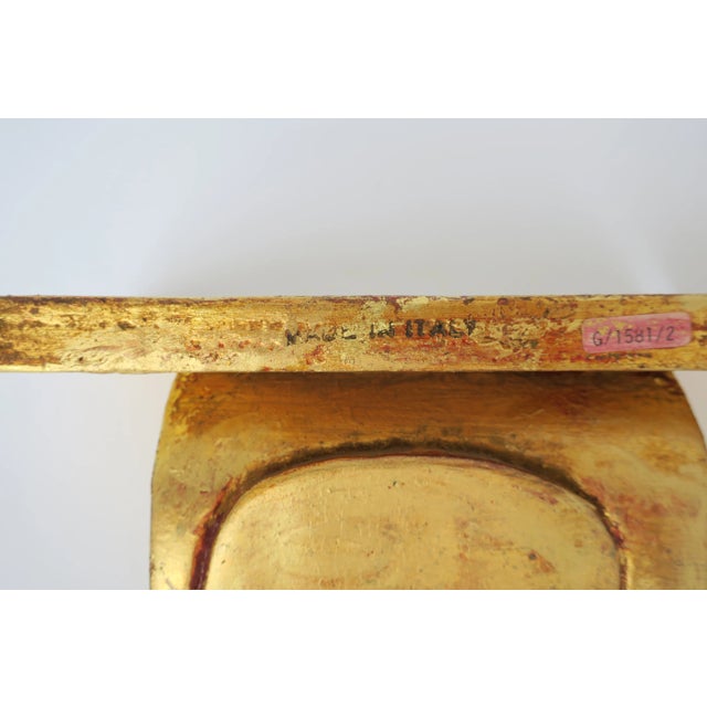 Italian Gold Gilt Giltwood Wall Shelves Acanthus Leaf Design, Pair For Sale - Image 11 of 12