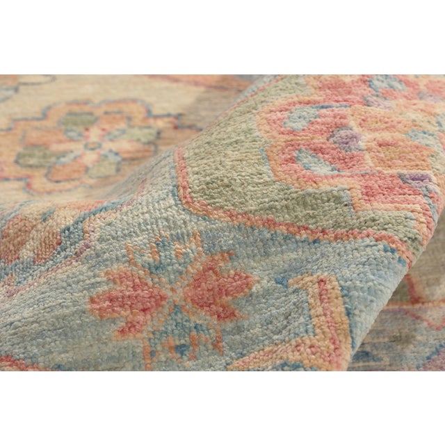 Contemporary Pakistani Oushak Rug, 05'10 X 09'02 For Sale In Dallas - Image 6 of 10
