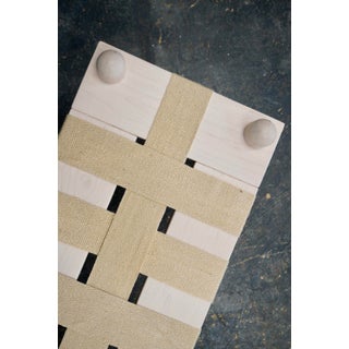 Natural Maple Jute Bench For Sale