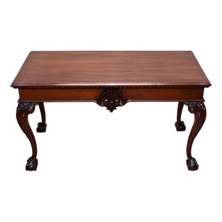 Chippendale Mahogany Console Table, 1920 For Sale