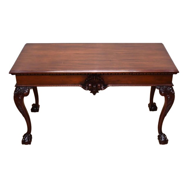 Chippendale Mahogany Console Table, 1920 For Sale