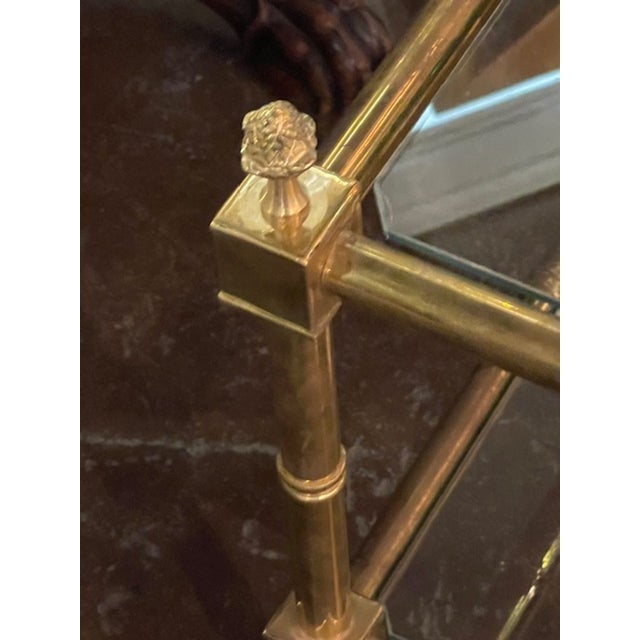 Metal Italian Gilt Brass Coffee Table For Sale - Image 7 of 9