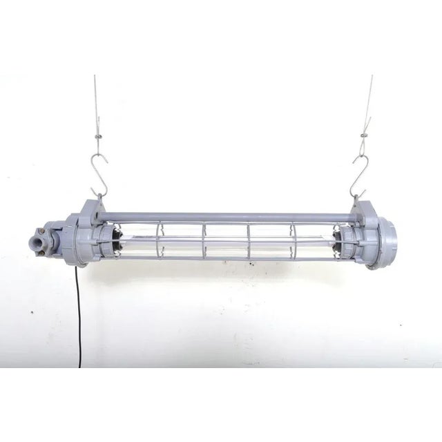 1970s Vintage Industrial Dimmable Led Tube Pendant Light, 1970s For Sale - Image 5 of 13