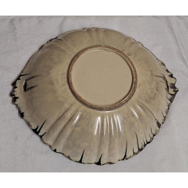 German Art Deco Fruit Bowl in Multi-Colored Glazed Ceramic, 1930s For Sale - Image 4 of 5