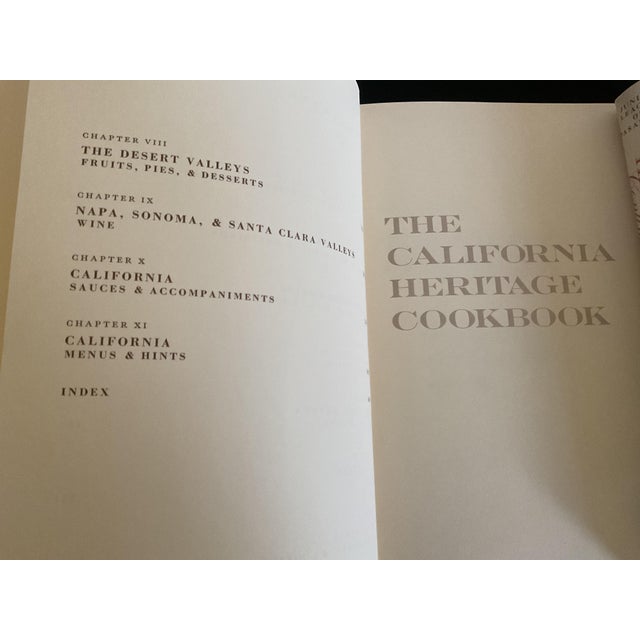 A Pair of California Heritage Cookbooks With Dust Jackets Published by the Junior League of Pasadena For Sale - Image 4 of 13