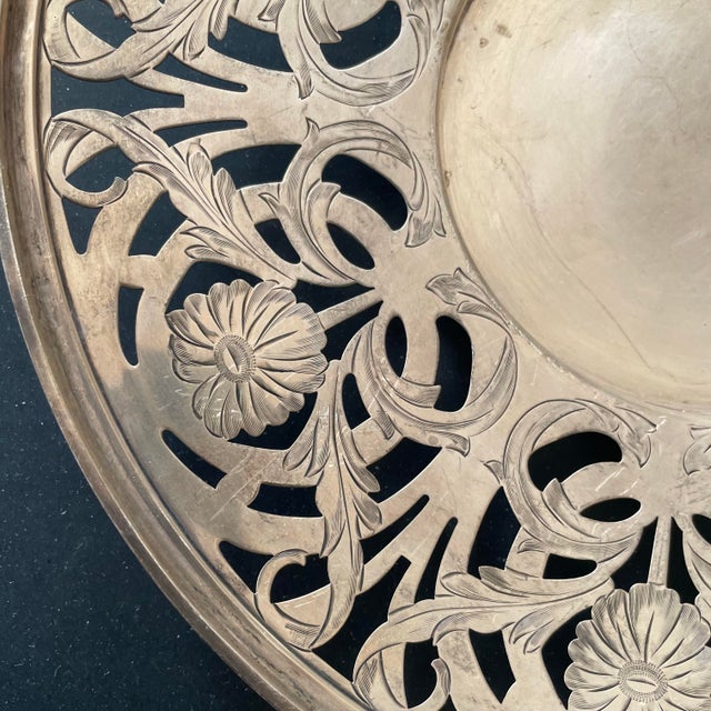 A Art Nouveau tray by the Watson Company of Attleboro Massachusetts. The tray is in a sterling silver and measures 11...
