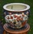 Vintage Satsuma Style Ceramic Fish Bowl Planter Birds Floral Gold Gilt Large For Sale - Image 16 of 18